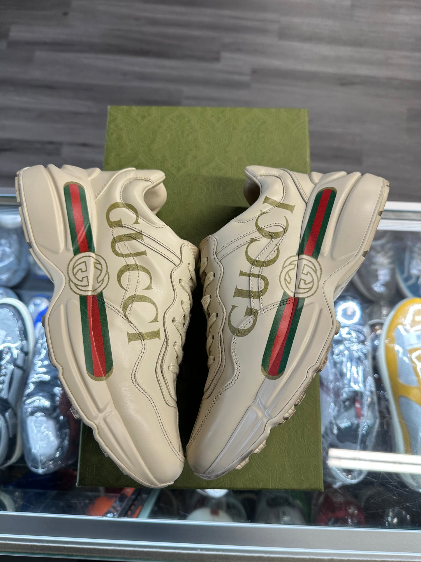 Gucci Rhyton Leather "Logo"