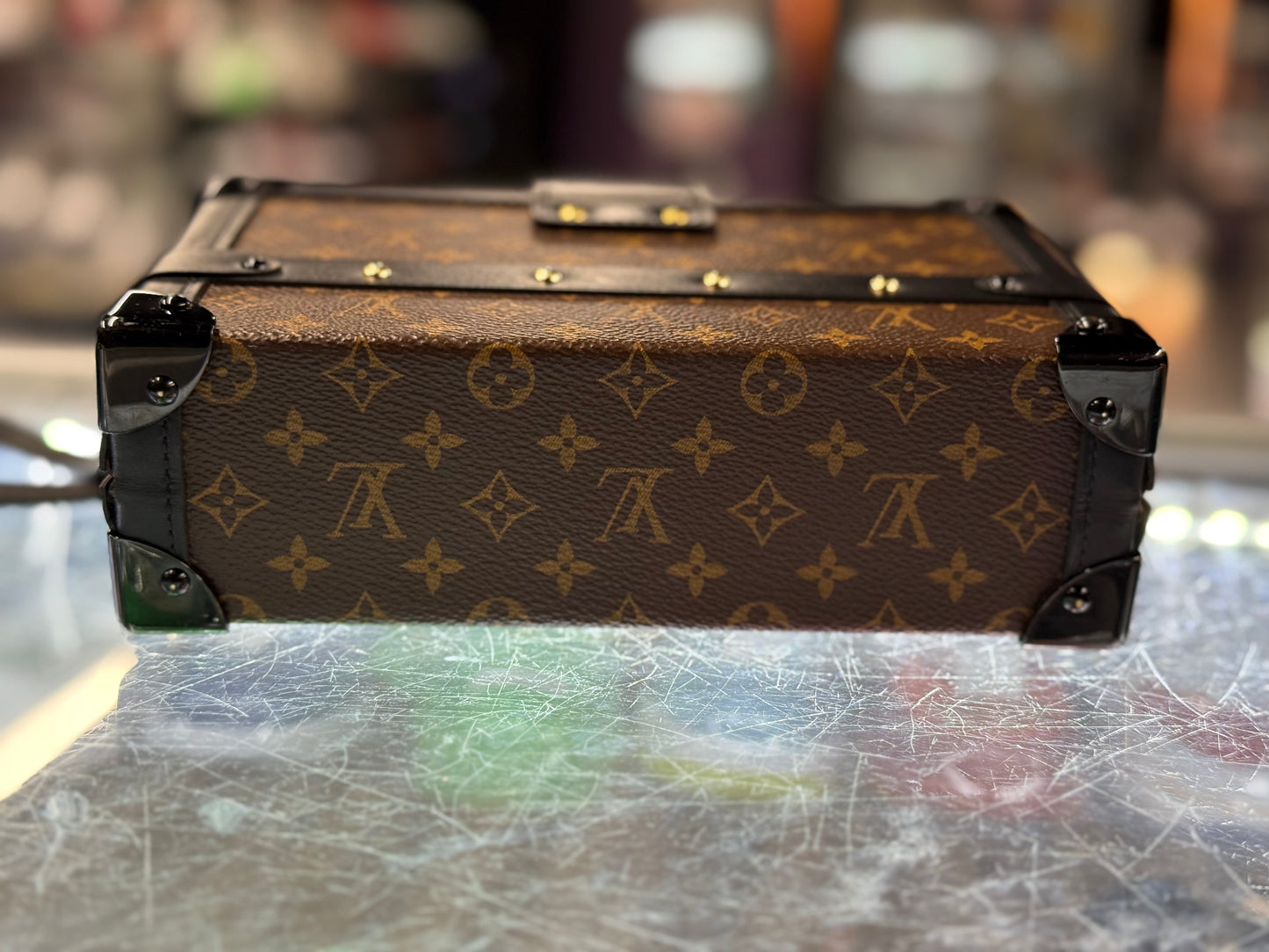 Louis Vuitton Petite Malle Monogram "Black/Brown"