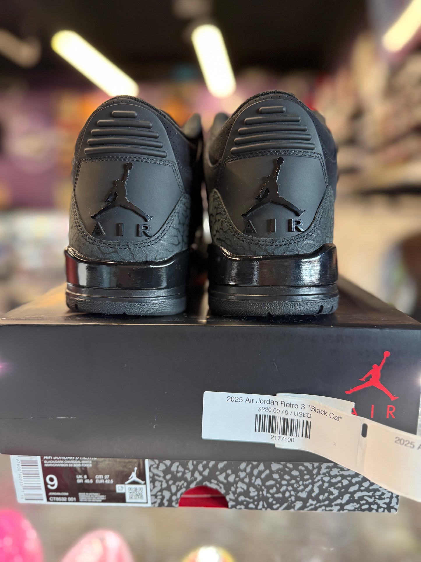 2025 Air Jordan Retro 3 "Black Cat"