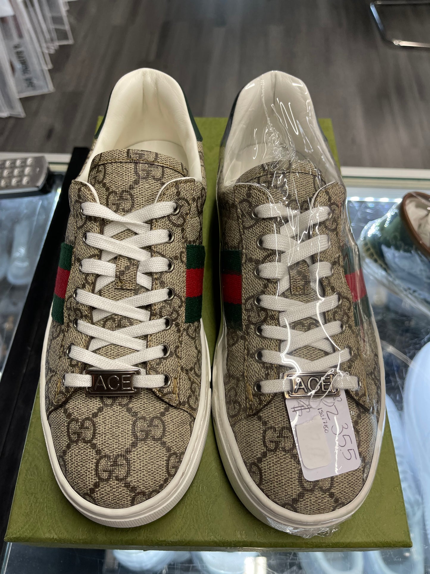Gucci Ace Low Monogram "Beige"