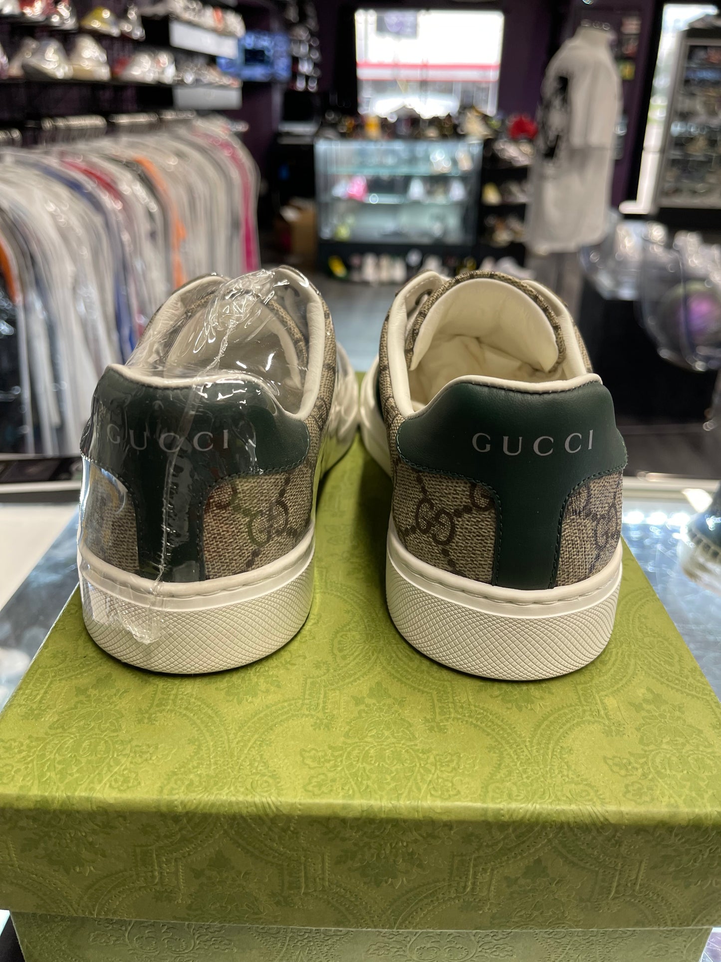 Gucci Ace Low Monogram "Beige"