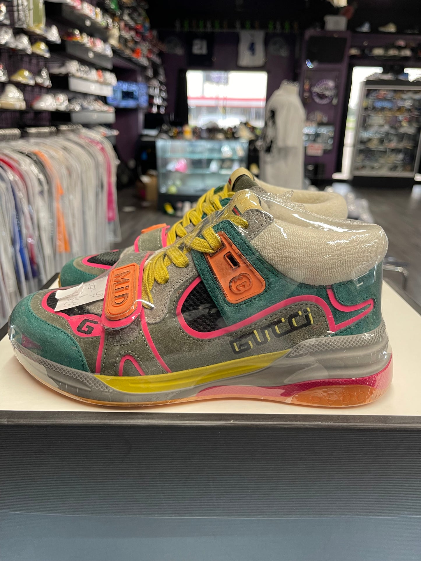 Gucci Ultrapace Mid “Green Teal”
