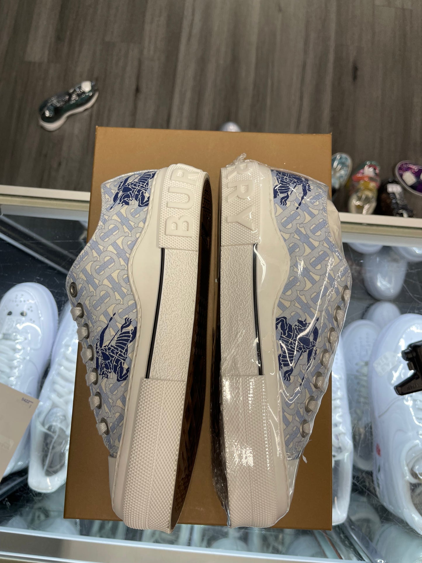 Burberry Equestrian Knight Low "Blue"