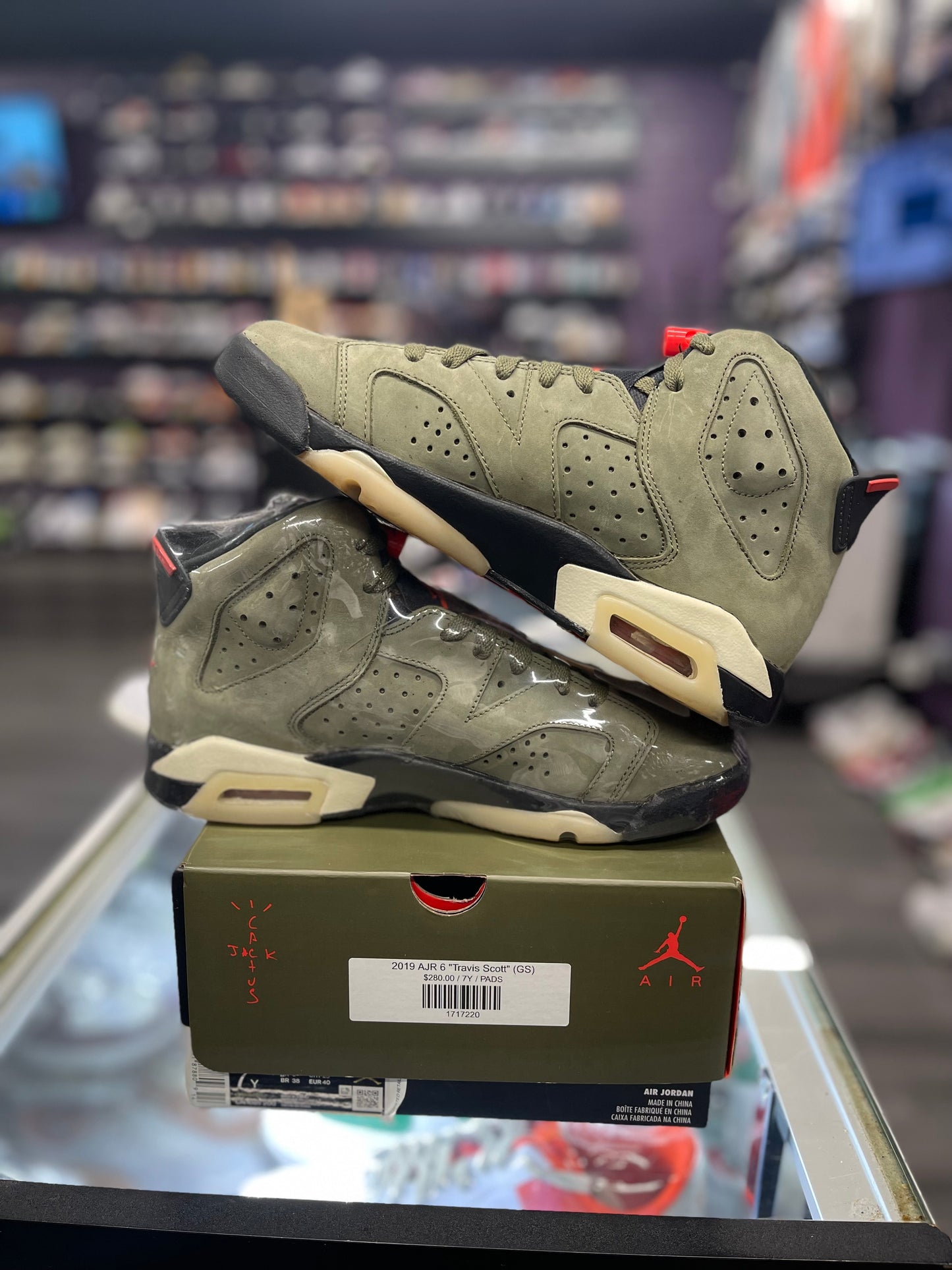 2019 Air Jordan Retro 6 "Travis Scott" (GS)