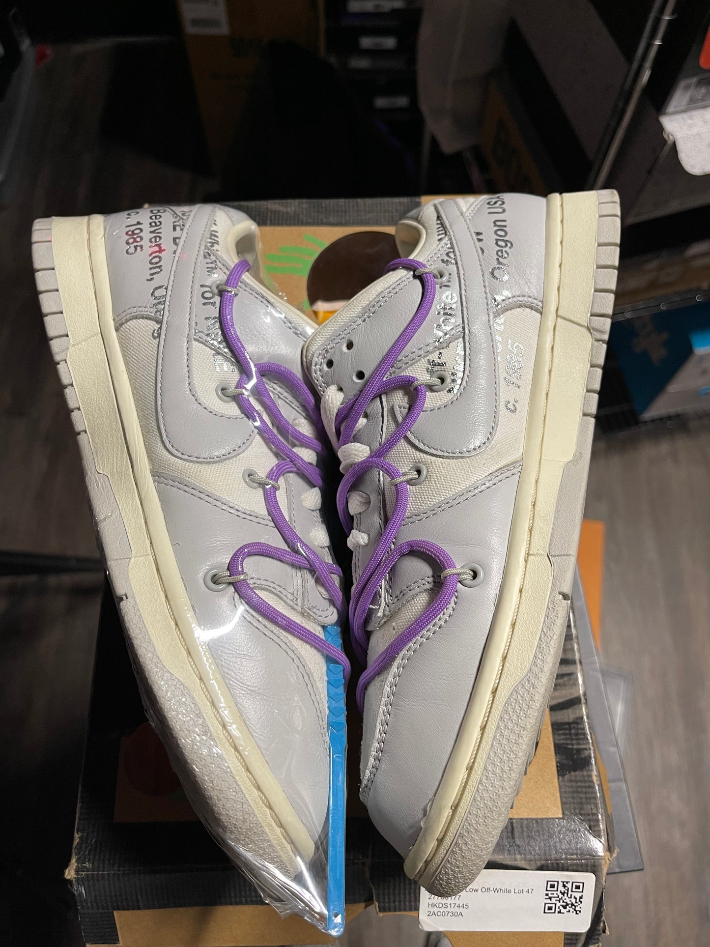 2021 Nike Dunk Low "Off-White Lot 47"