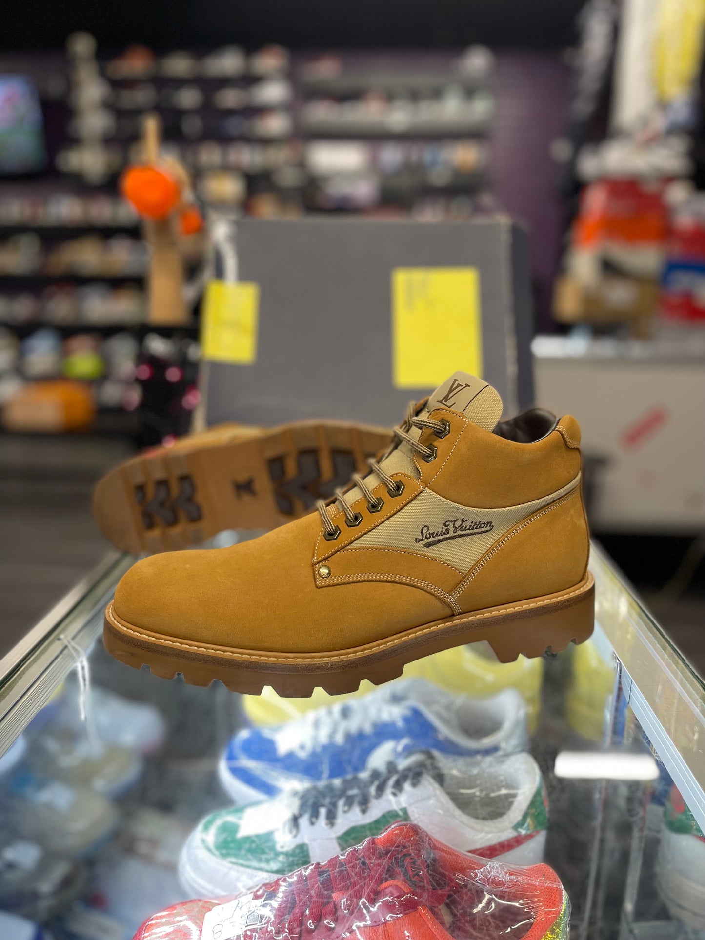 Louis Vuitton Oberkampf Ankle Boot "Wheat"