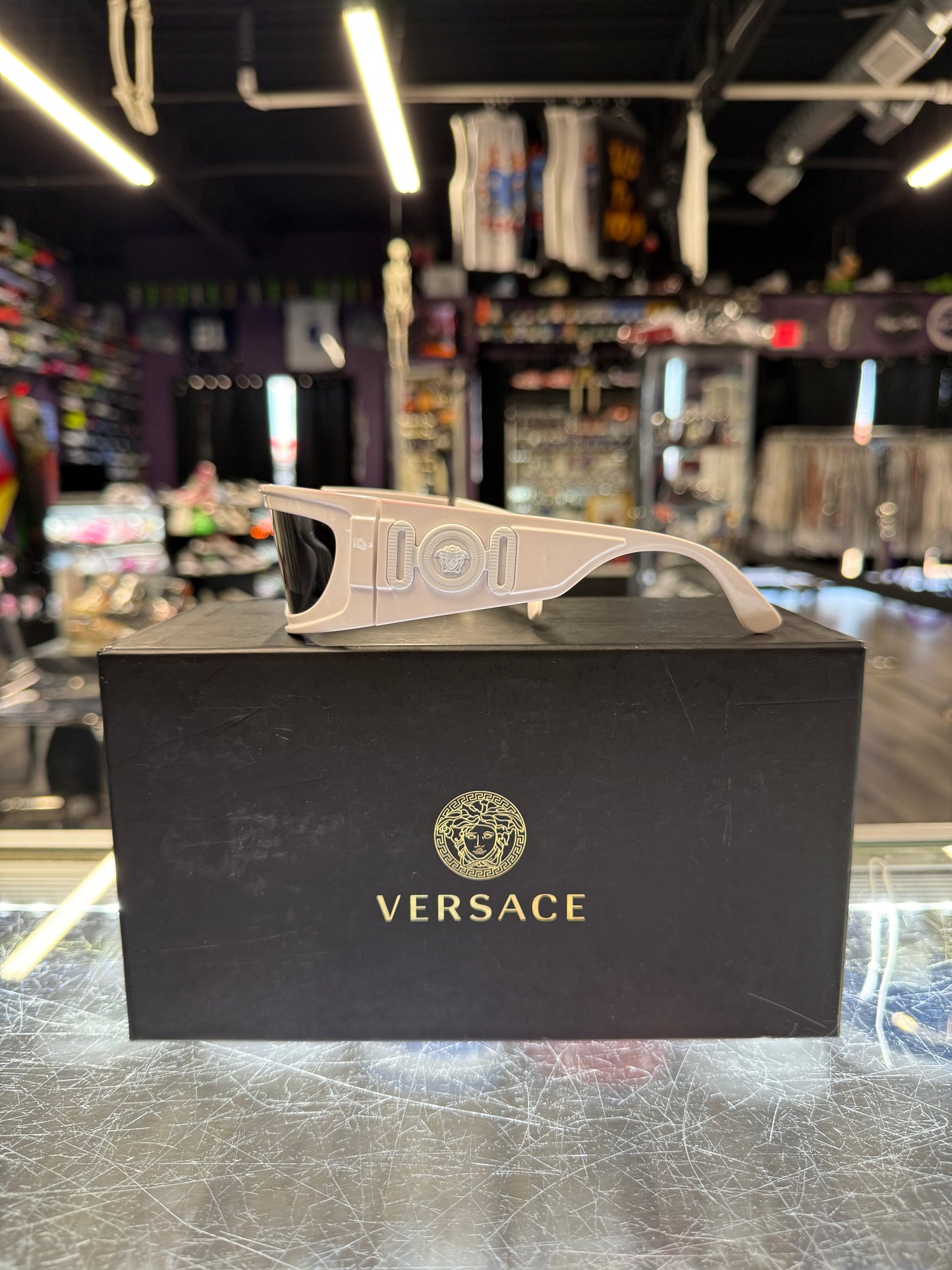 Versace Rectangle Sunglasses