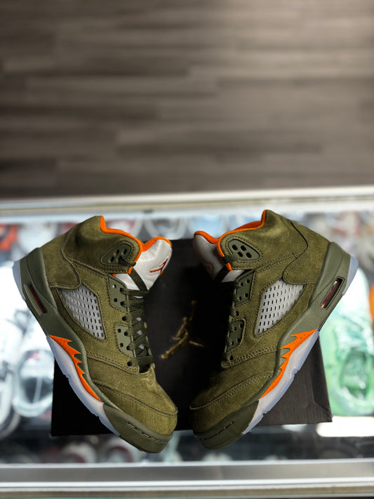 2024 Air Jordan Retro 5 "Olive" (GS)