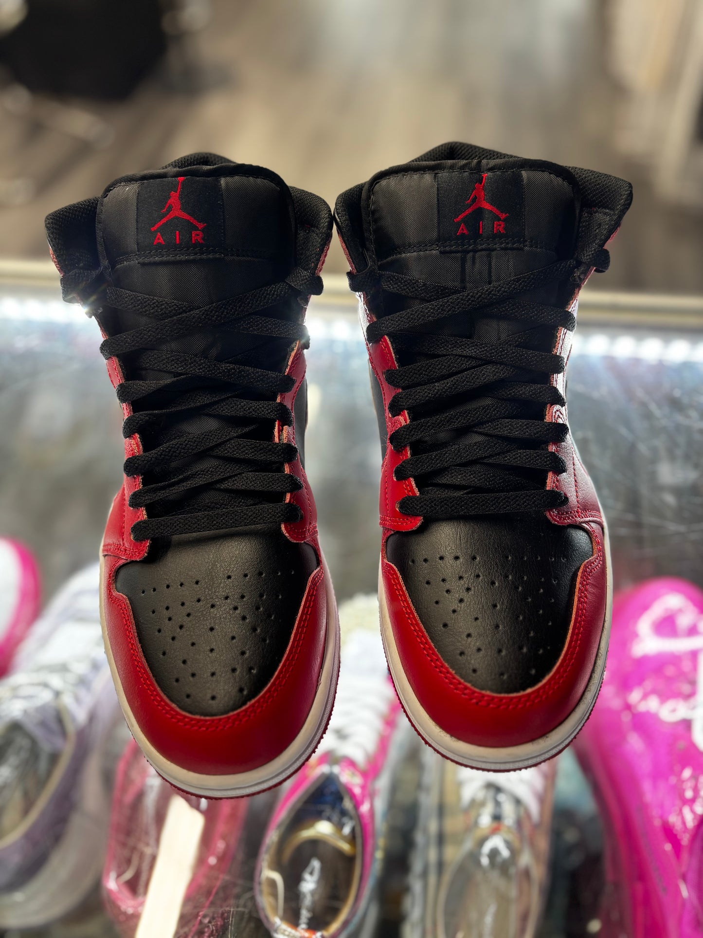 2024 Air Jordan Mid 1 "Gym Red Black White"