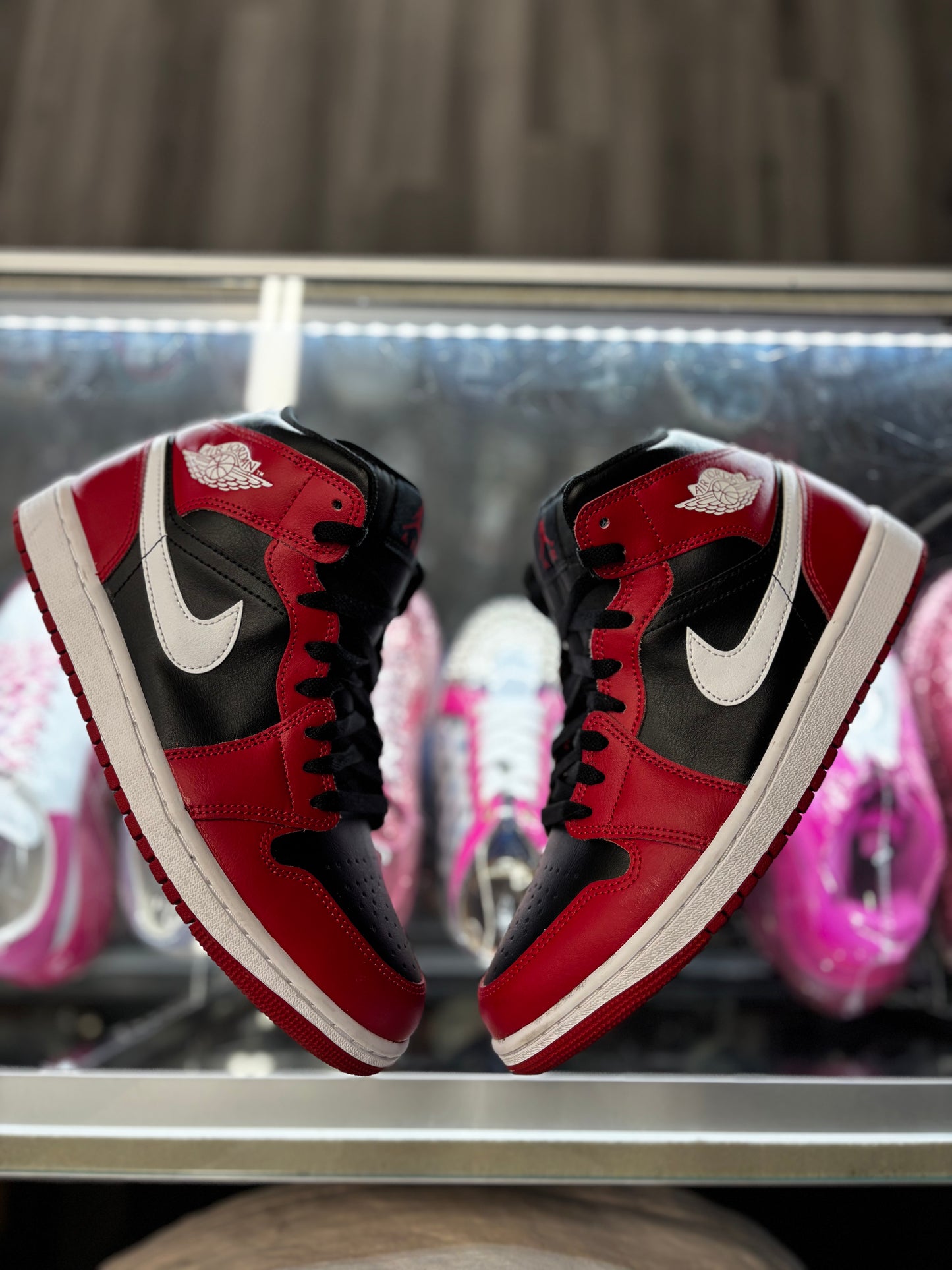 2024 Air Jordan Mid 1 "Gym Red Black White"
