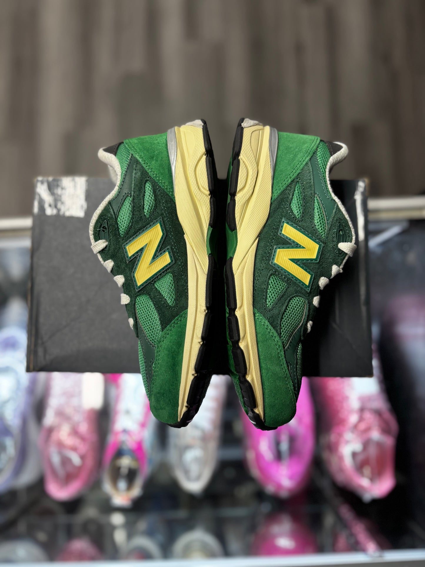 2023 New Balance 990v3 "Varsity Green Gold" (GS)