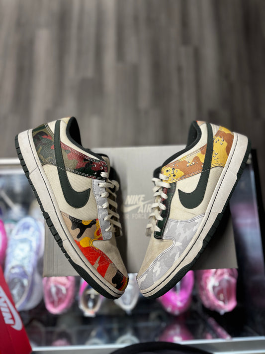 2021 Nike Dunk Low "Sail Multi-Camo"