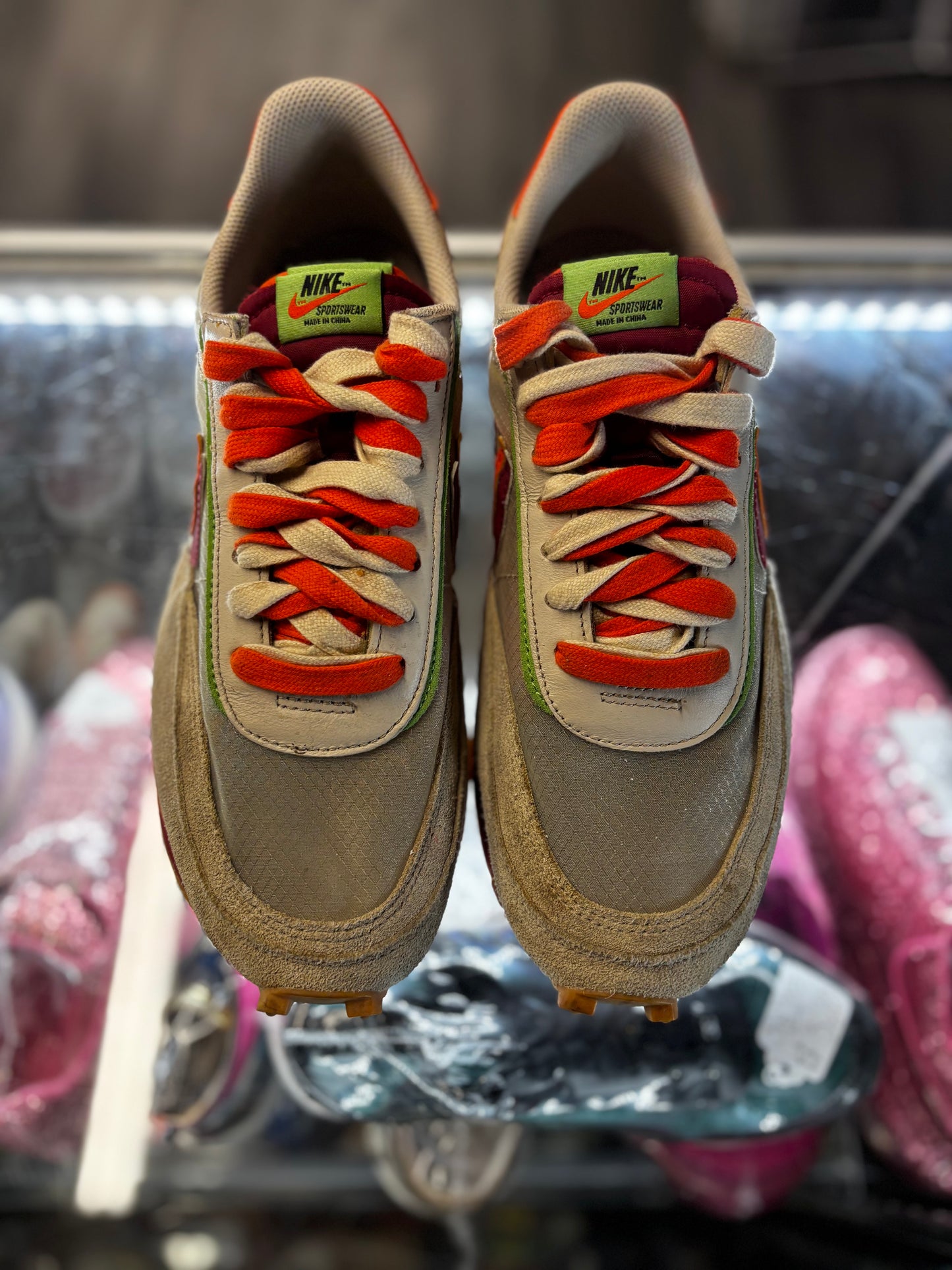 Nike Sacai CLOT Kiss Of The Death "Net Orange"