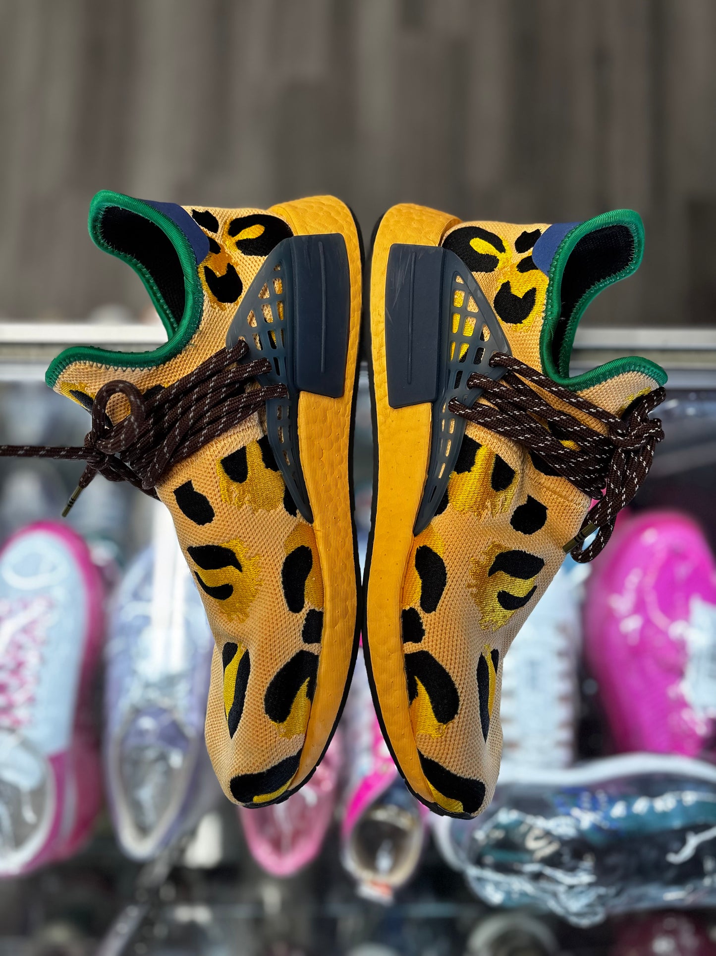 2022 Adidas NMD Hu Pharrell Animal Print "Leopard Pulse Amber"