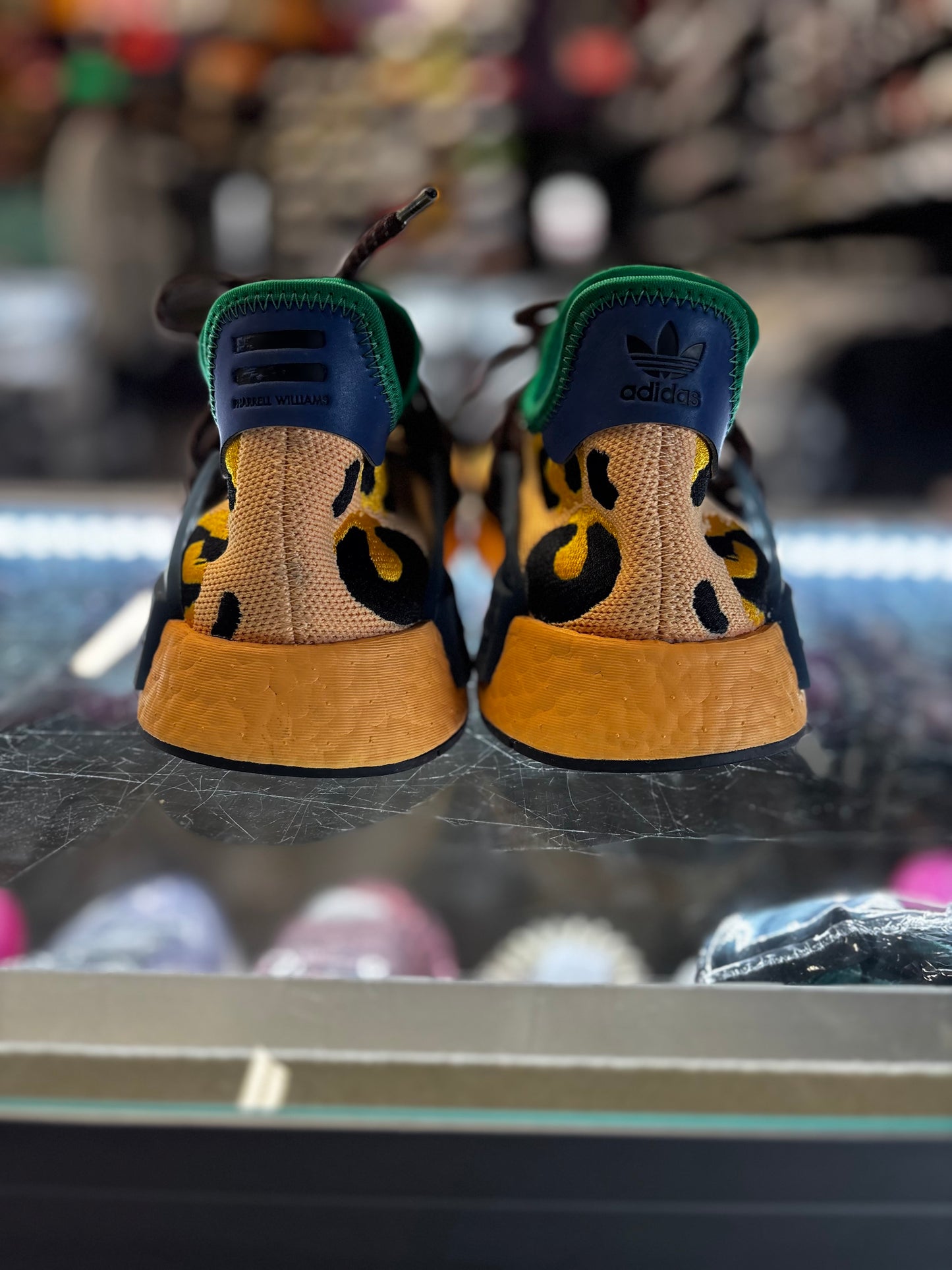 2022 Adidas NMD Hu Pharrell Animal Print "Leopard Pulse Amber"