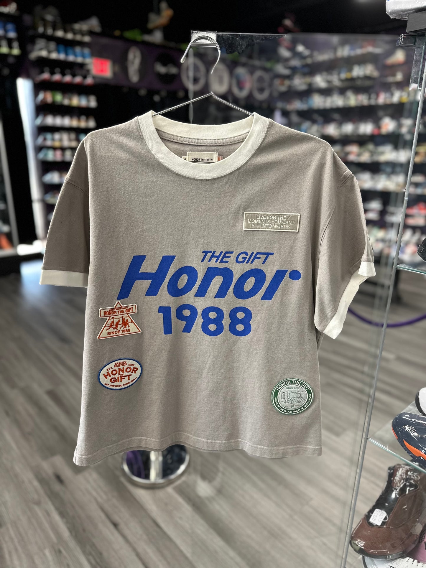 Honor The Gift 1988 Tee "Grey"