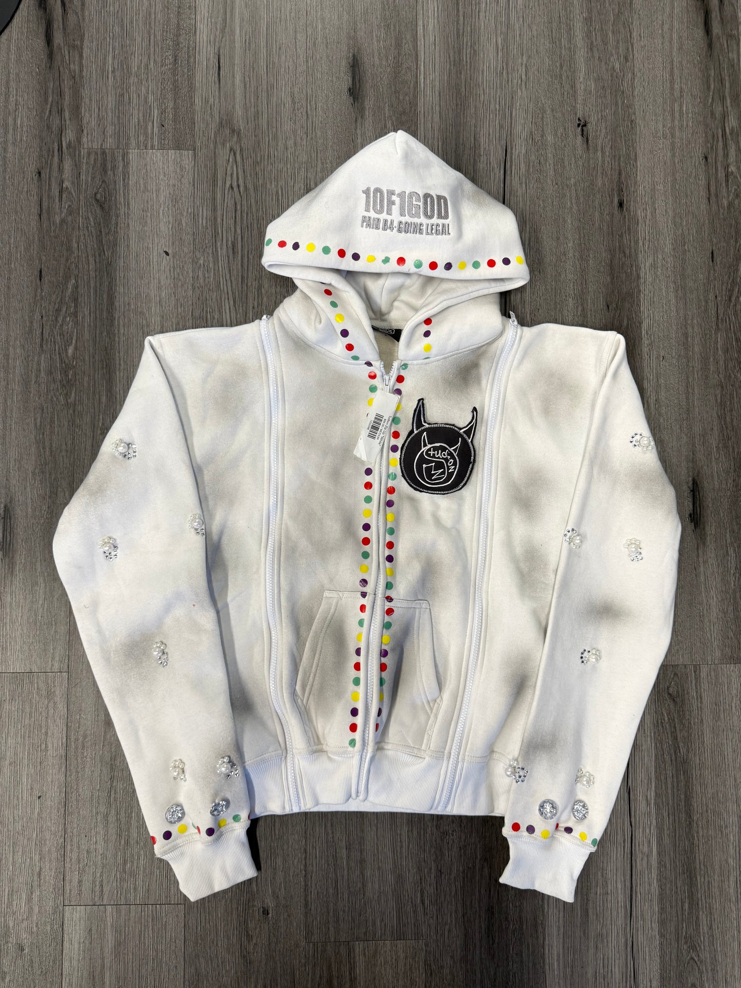 Tudion Zip Up "White"