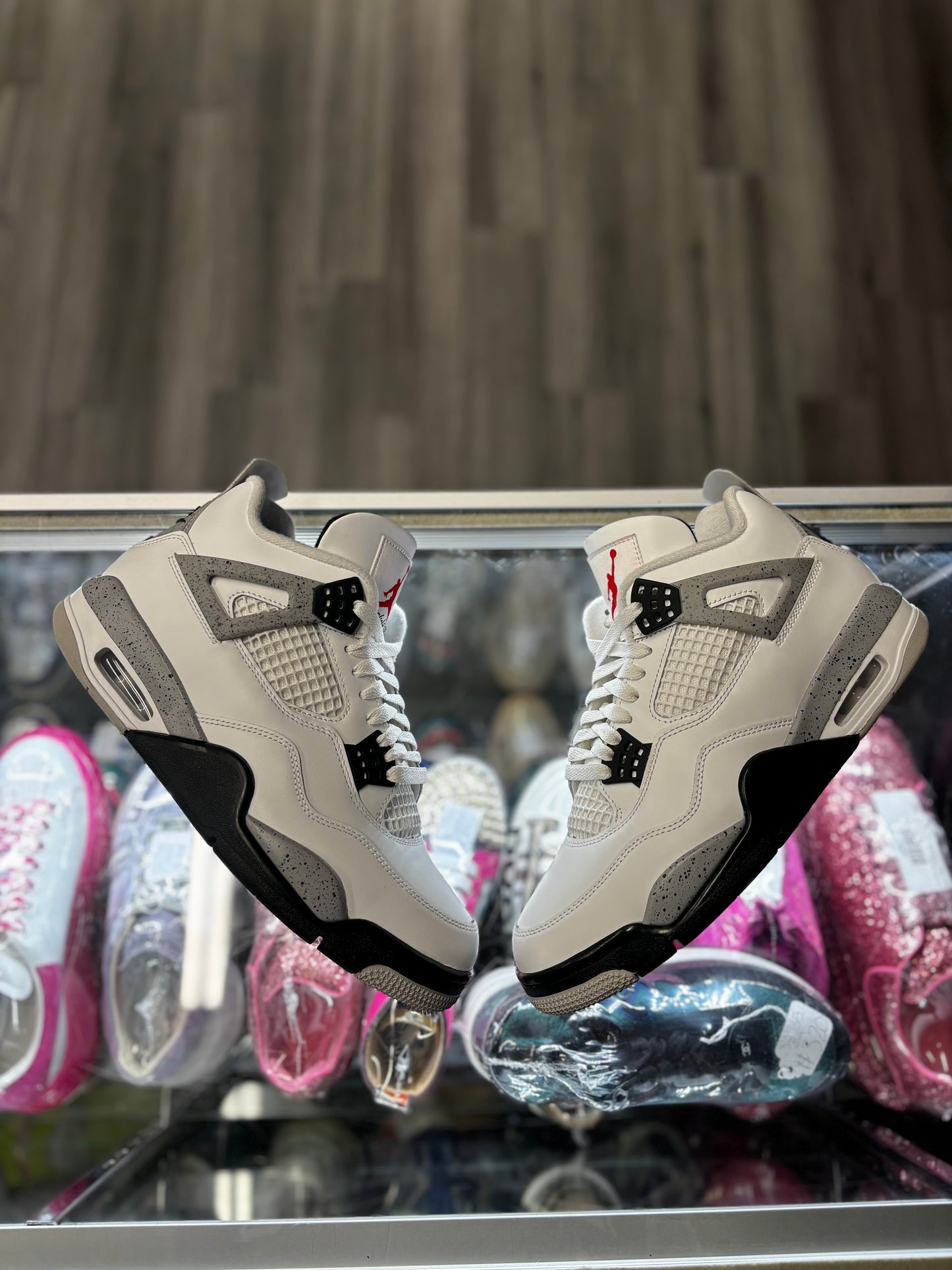 2025 Air Jordan Retro 4 "White Cement" (GS)