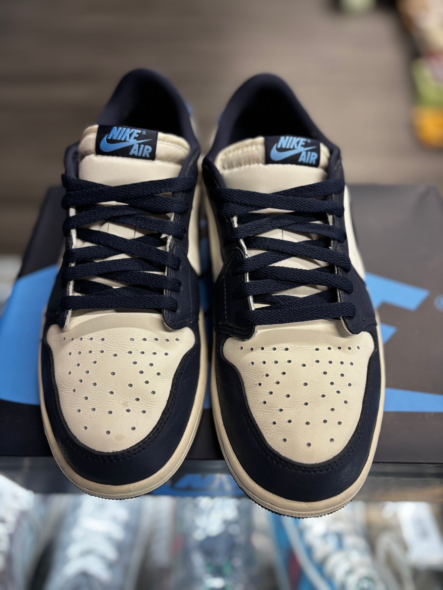 2025 Air Jordan Retro 1 Low "Obsidian UNC"