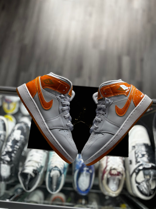 2024 Air Jordan 1 Mid "Gatorade Pack Orange" (GS)