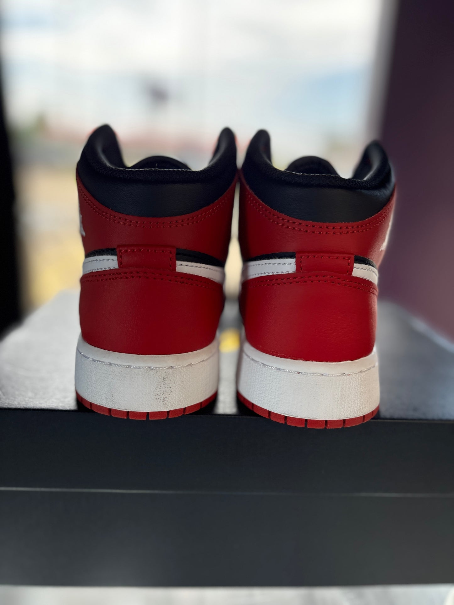 2024 Jordan 1 Mid "Gym Red Black White" (GS)