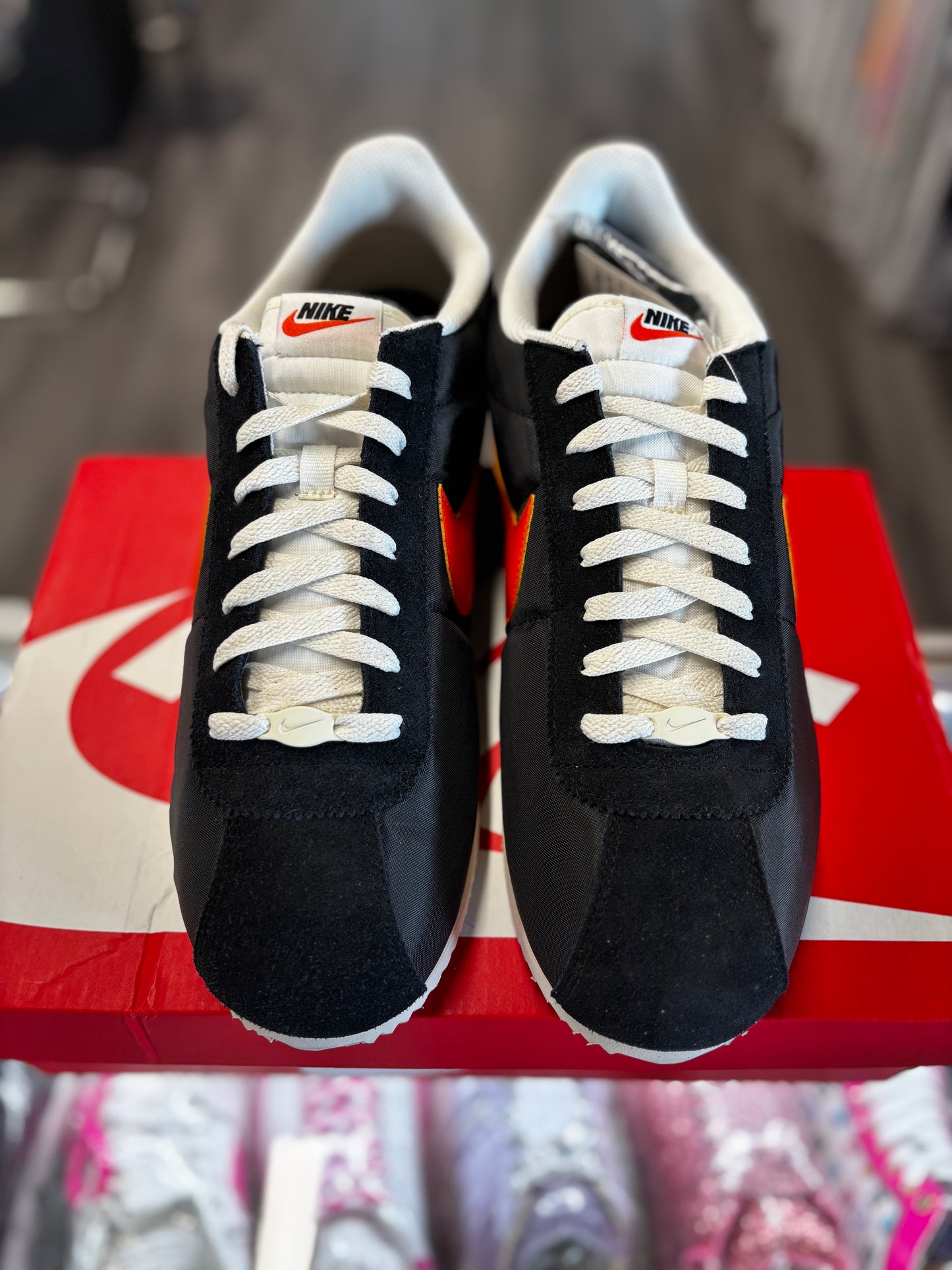 2024 Nike Cortez TXT "Black Safety Orange"