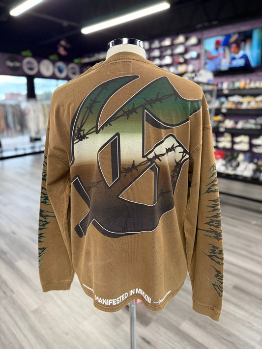 God Speed Tee "Helicopter Brown" (L/S)