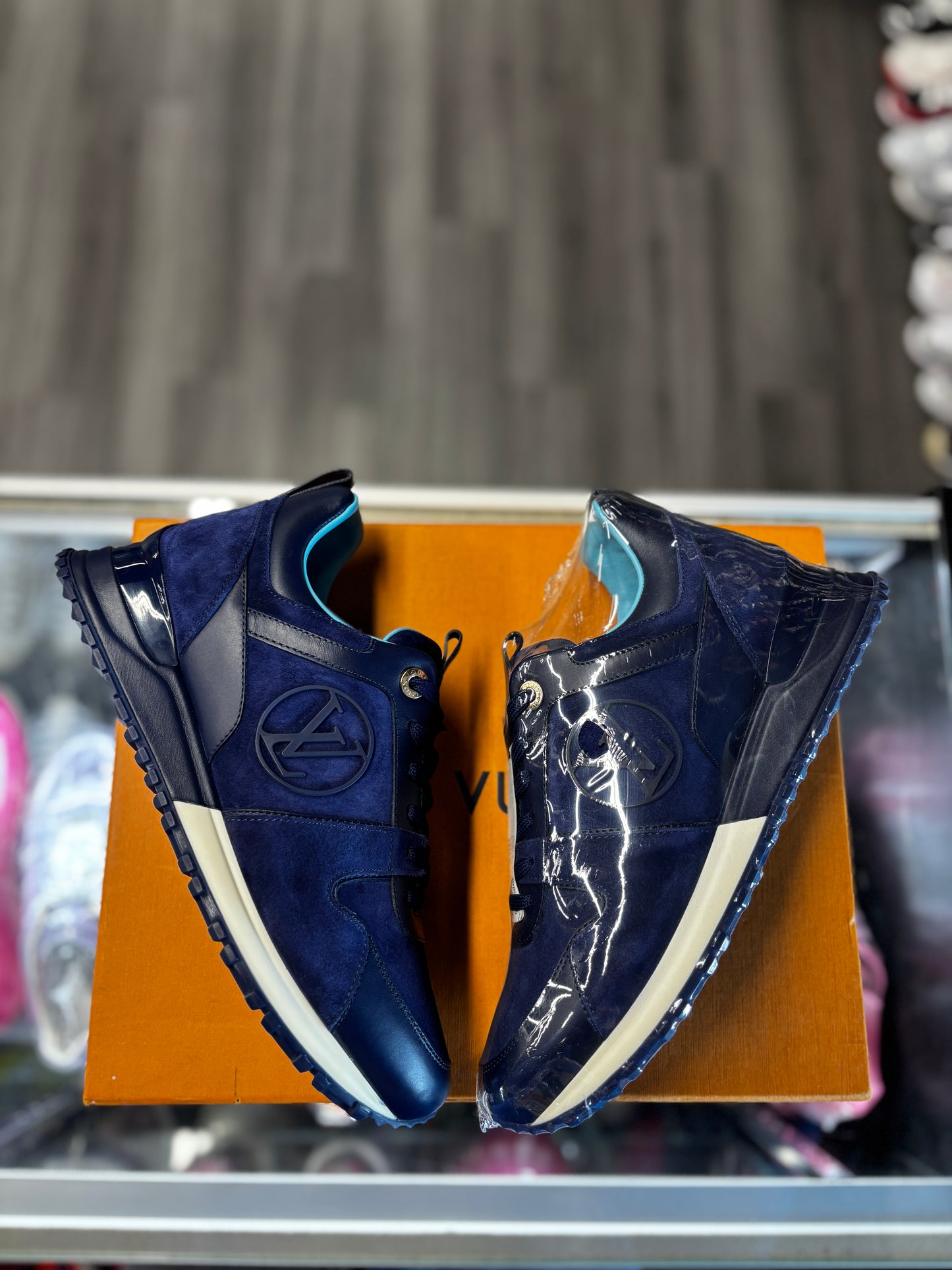 Louis Vuitton Run Away Sneaker "Blue Suede"