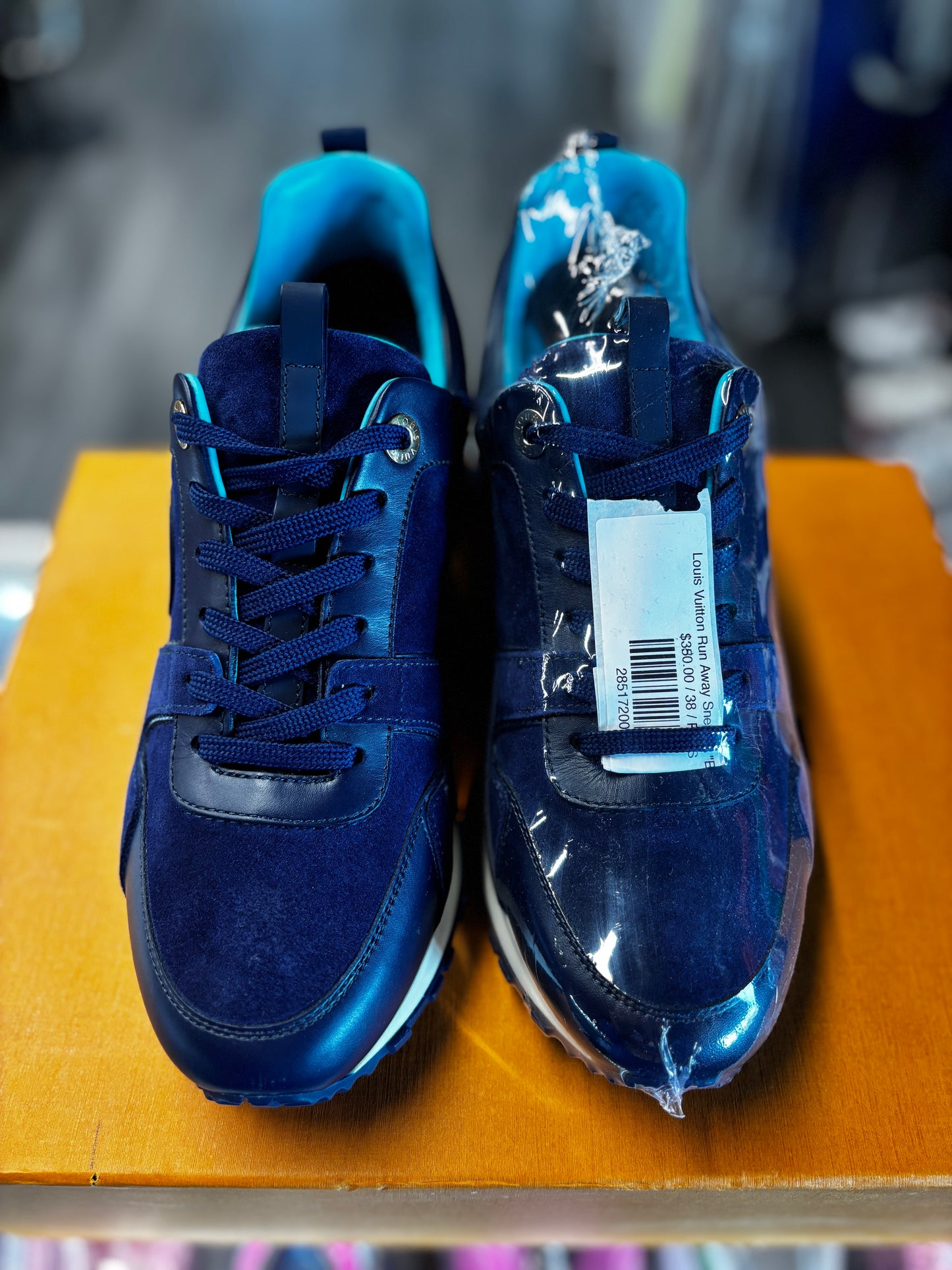 Louis Vuitton Run Away Sneaker "Blue Suede"