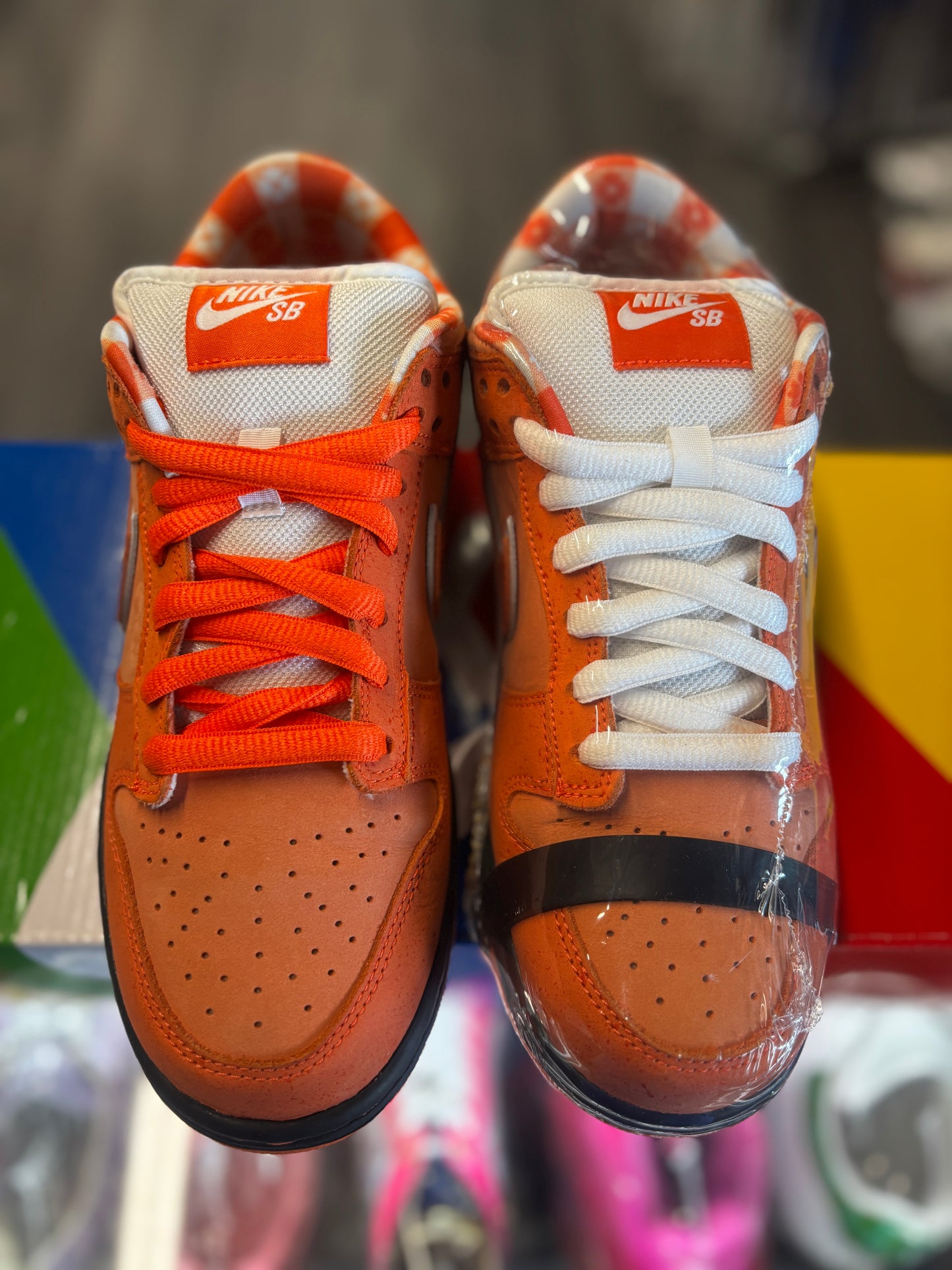 2022 Nike SB Dunk Low "Concepts Orange Lobster" + Bearbrick “Concept”