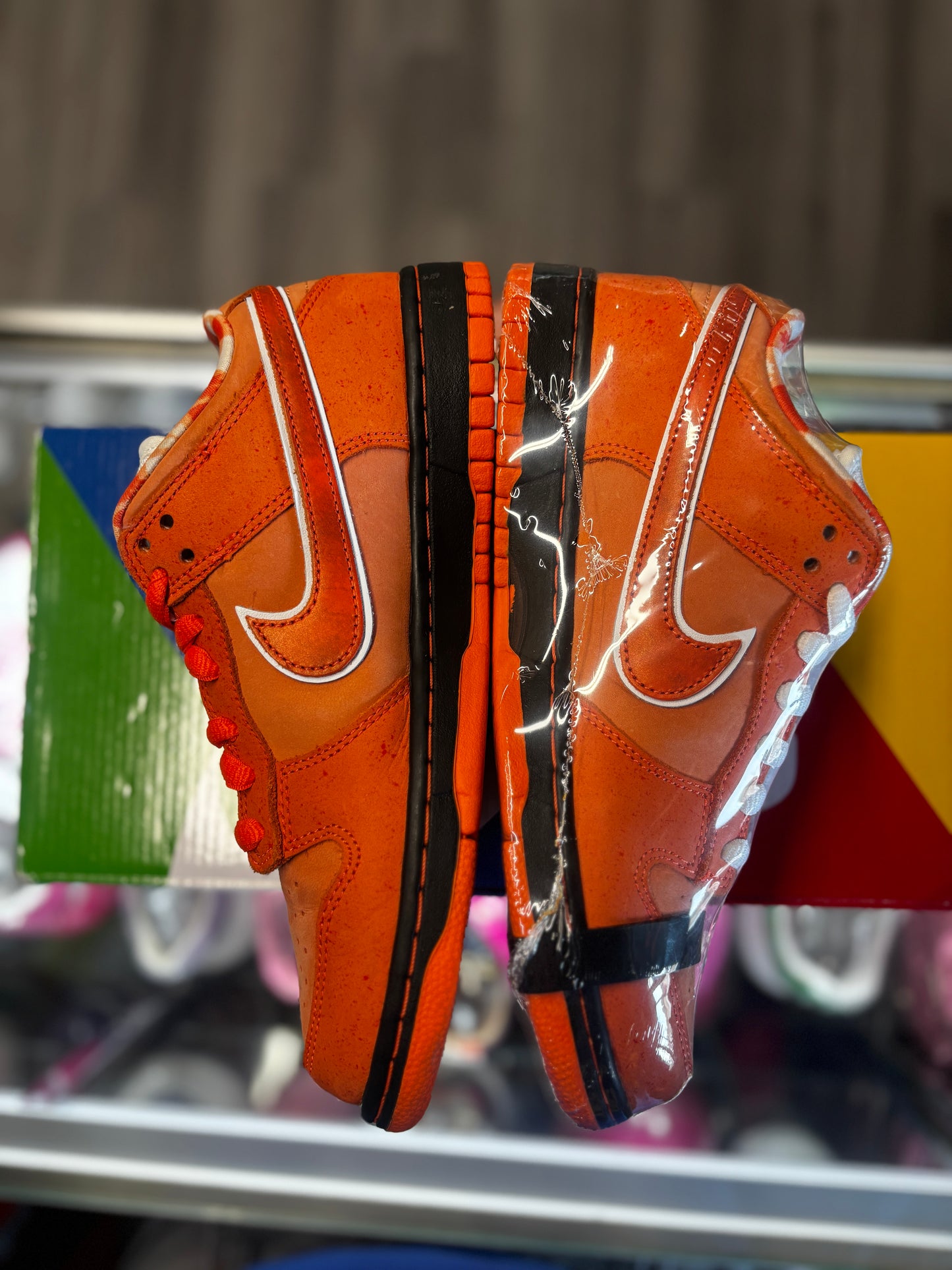 2022 Nike SB Dunk Low "Concepts Orange Lobster" + Bearbrick “Concept”