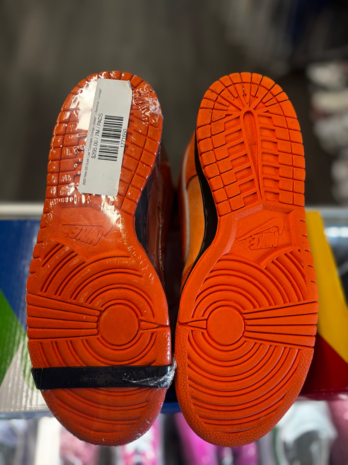 2022 Nike SB Dunk Low "Concepts Orange Lobster" + Bearbrick “Concept”