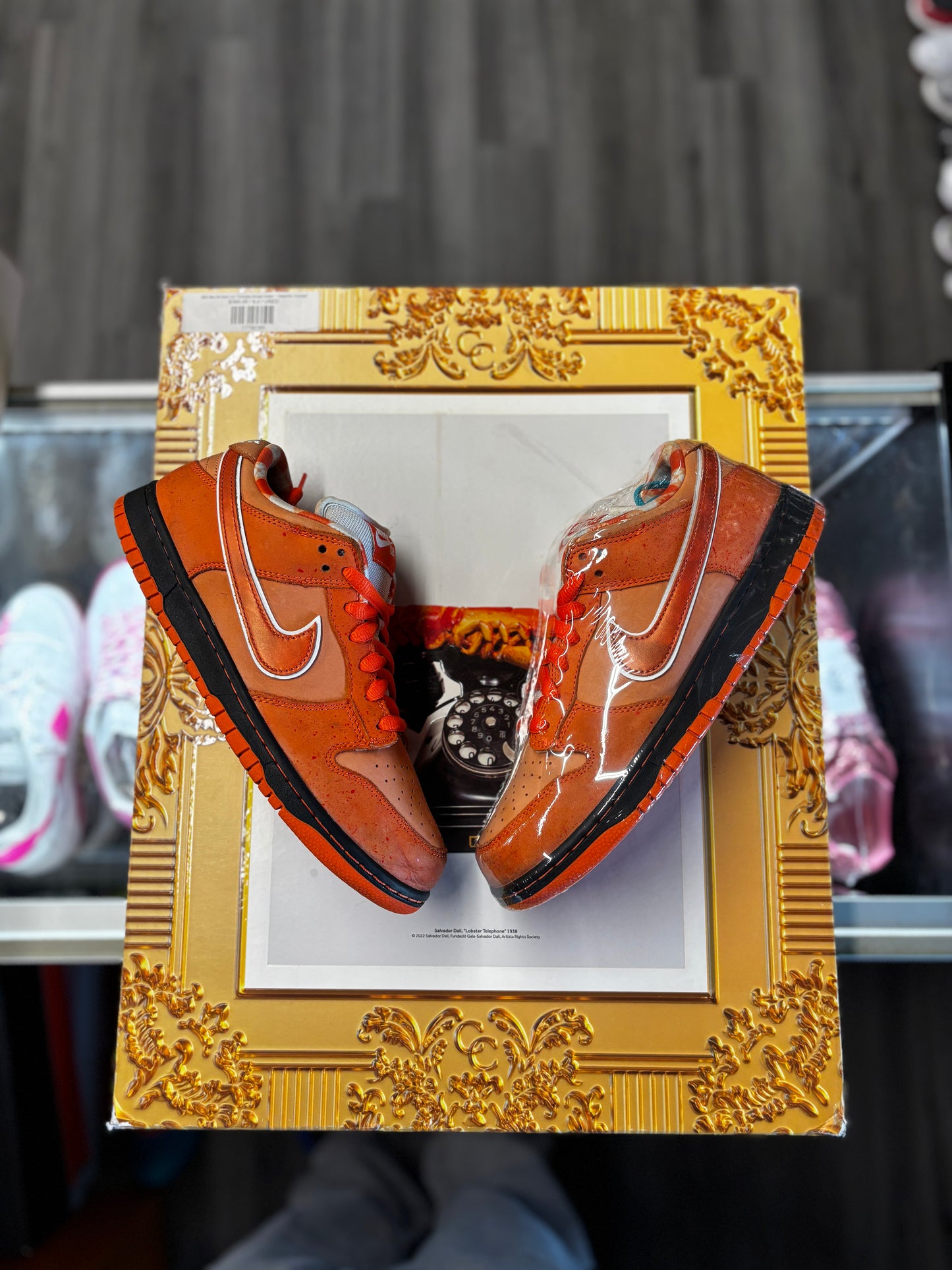 2022 Nike SB Dunk Low "Concepts Orange Lobster" + Bearbrick “Concept”