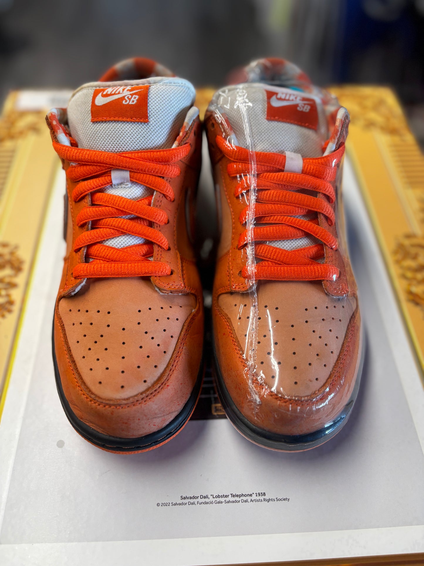 2022 Nike SB Dunk Low "Concepts Orange Lobster" + Bearbrick “Concept”