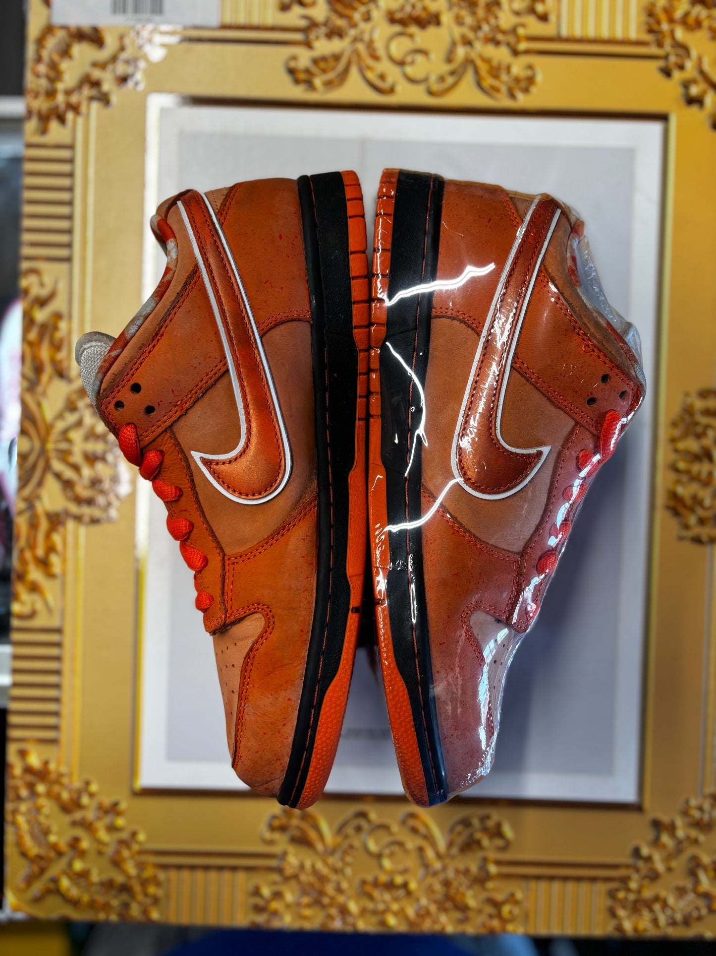 2022 Nike SB Dunk Low "Concepts Orange Lobster" + Bearbrick “Concept”