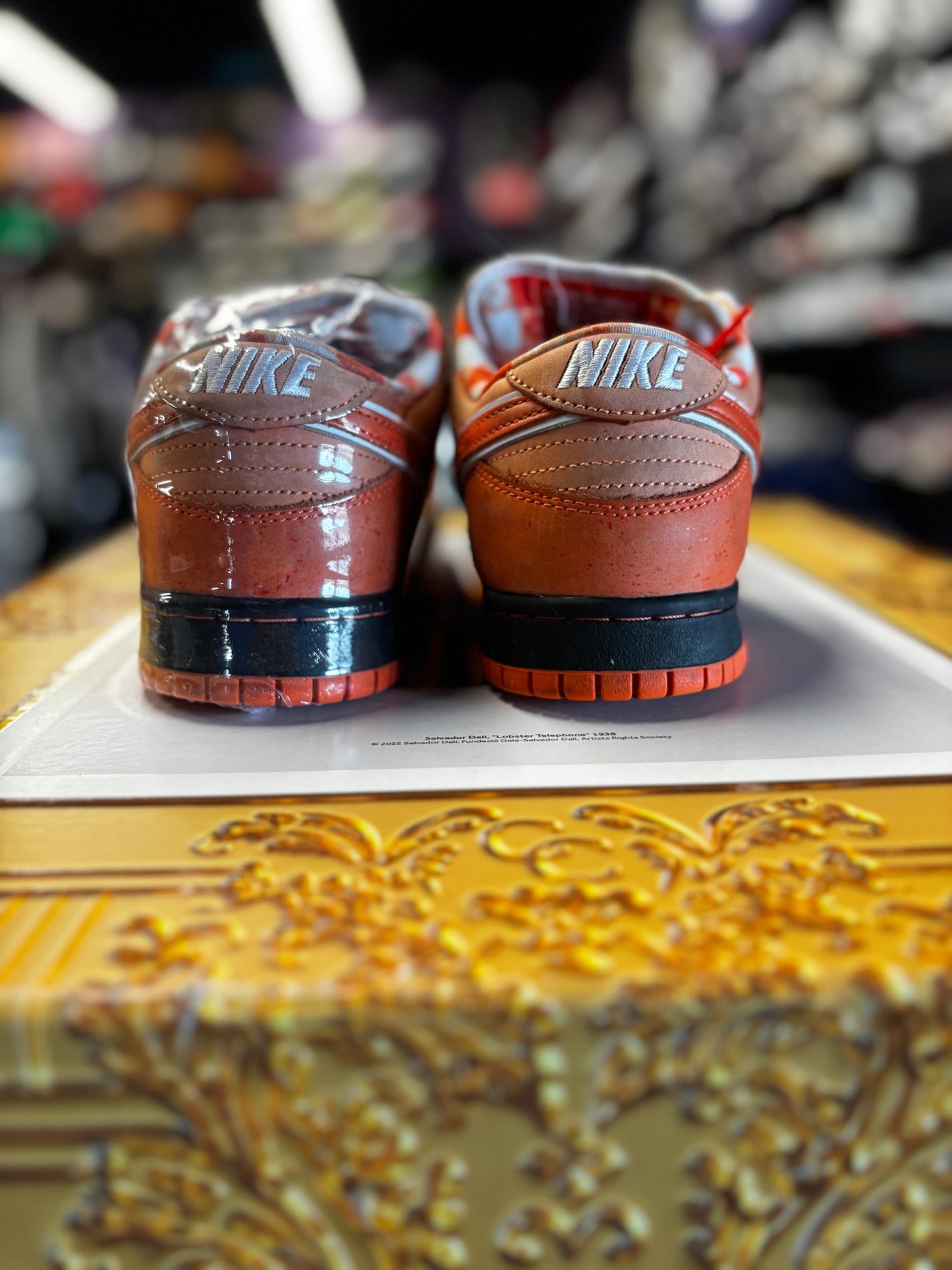 2022 Nike SB Dunk Low "Concepts Orange Lobster" + Bearbrick “Concept”