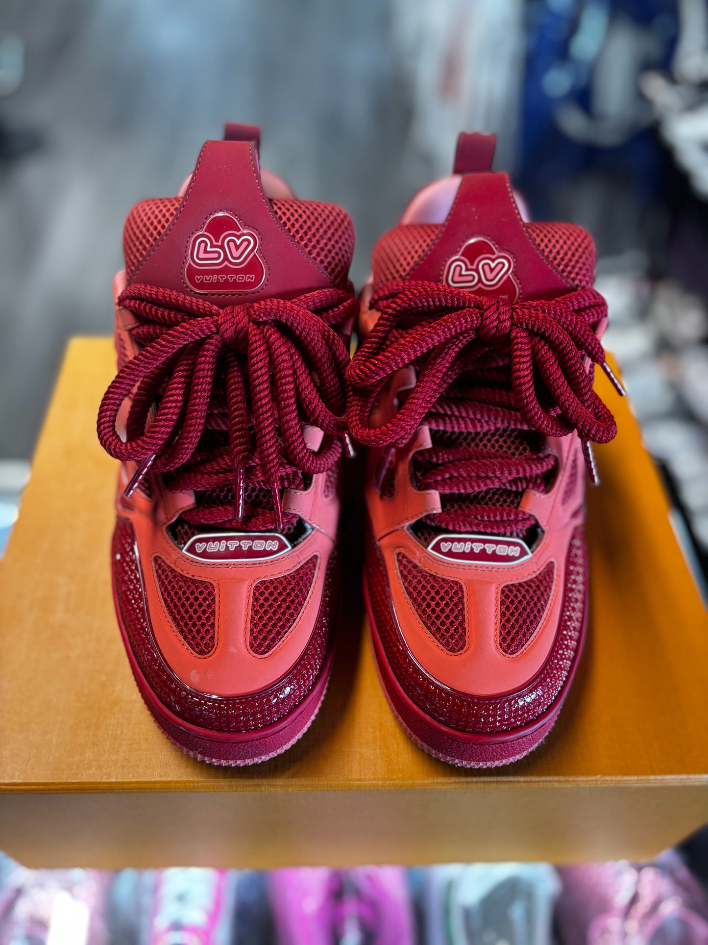 Louis Vuitton LV Skate Sneaker "Red White"
