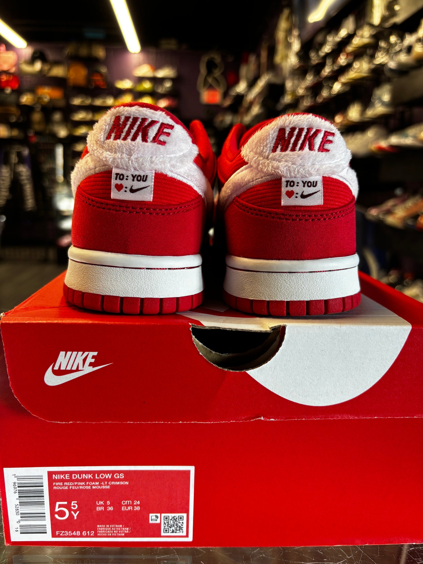 2024 Nike Dunk Low "Valentine's Day" (GS)