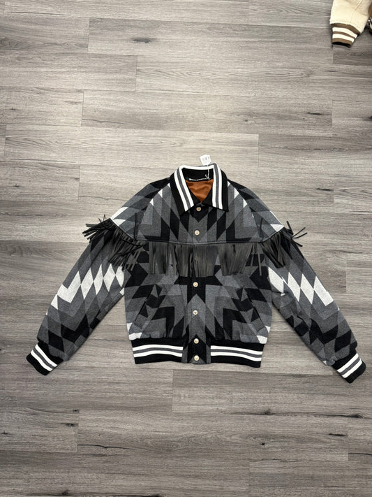 Palm Angels Fringe Jacket "Black/Grey"