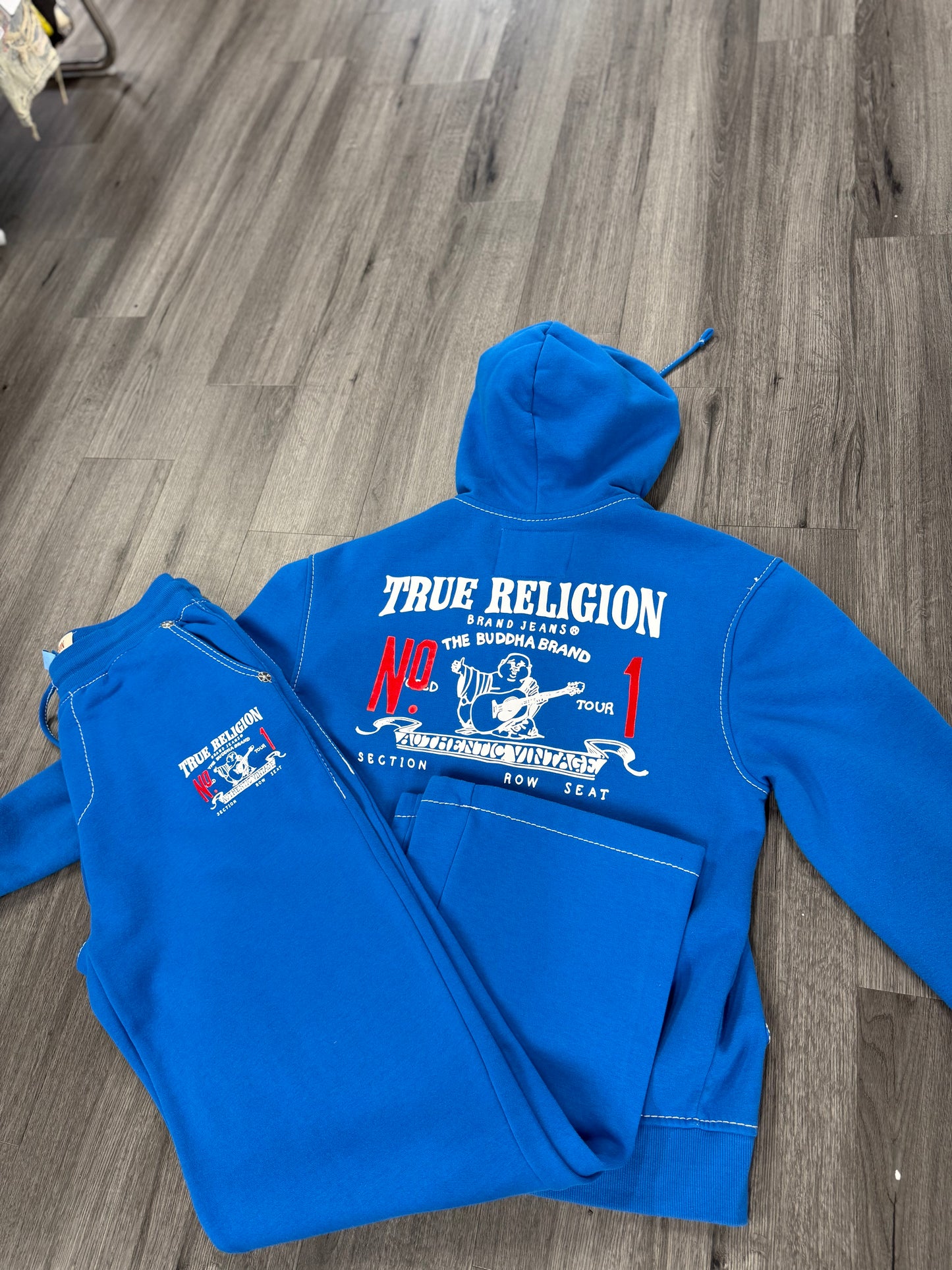 True Religion Baggy Set Sweatpants "Imperial Blue"