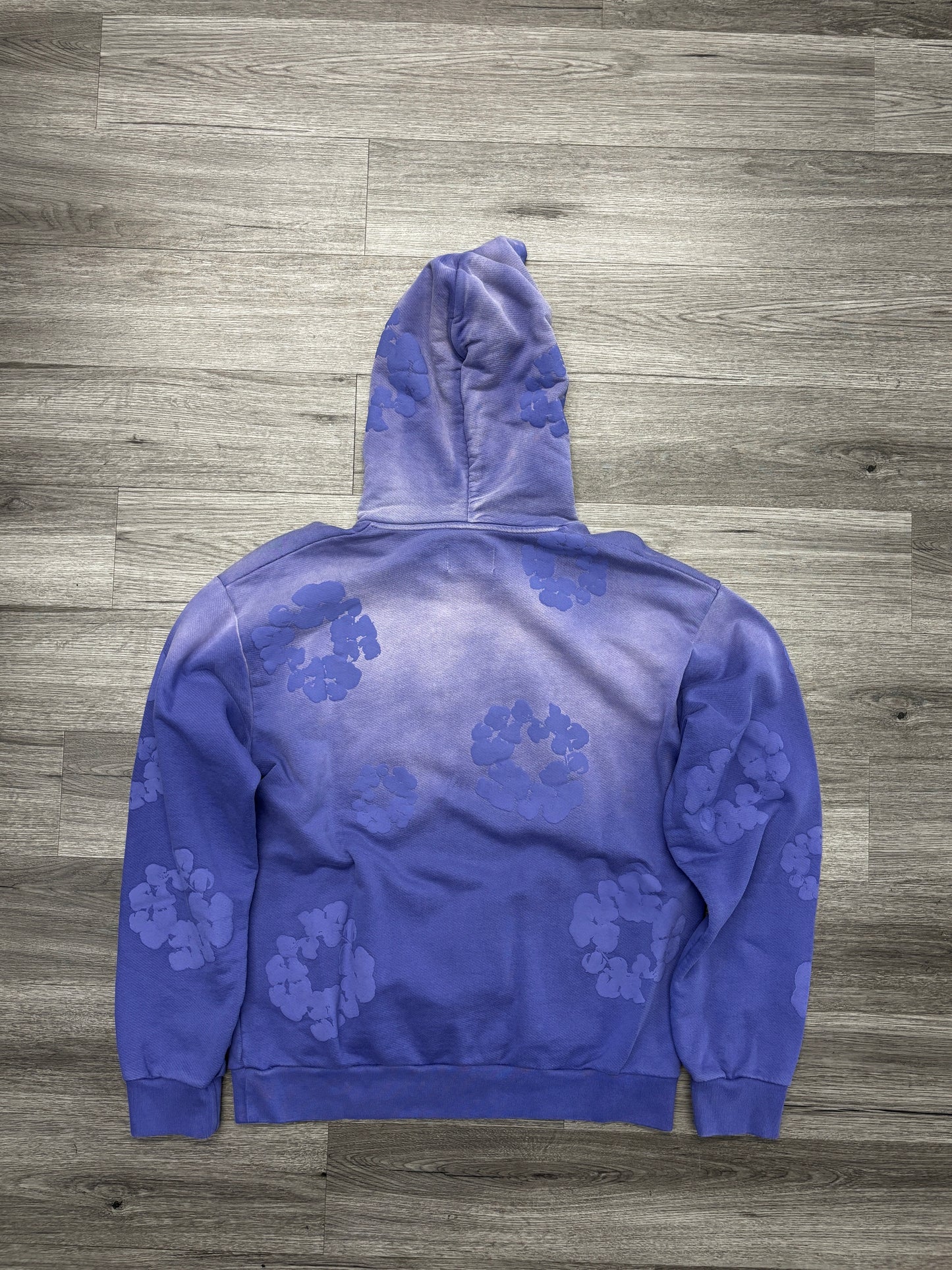 Denim Tears Mono Cotton Wreath Hoodie "Washed Blue"