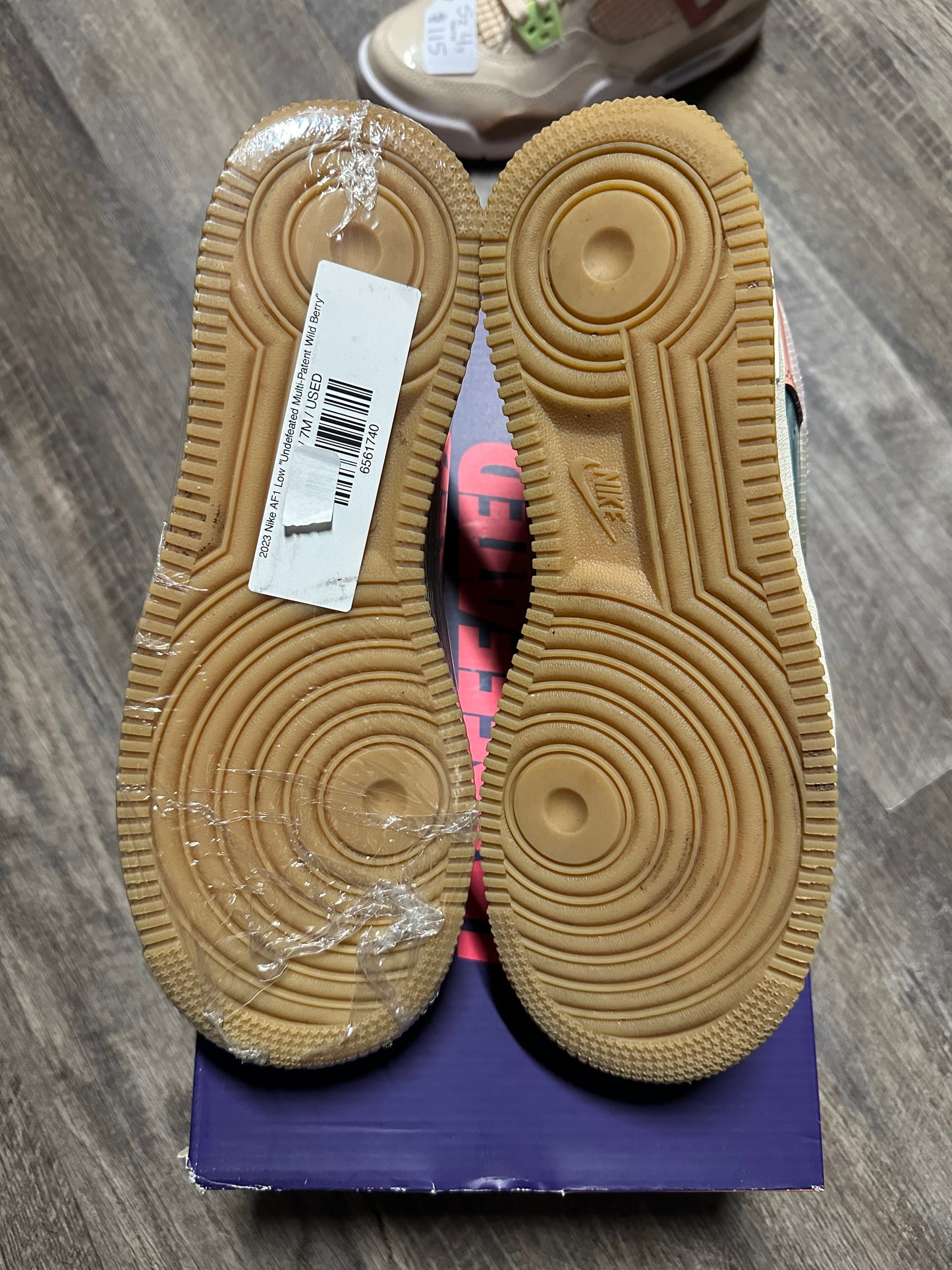 2023 Nike AF1 Low "Undefeated Multi-Patent Wild Berry"