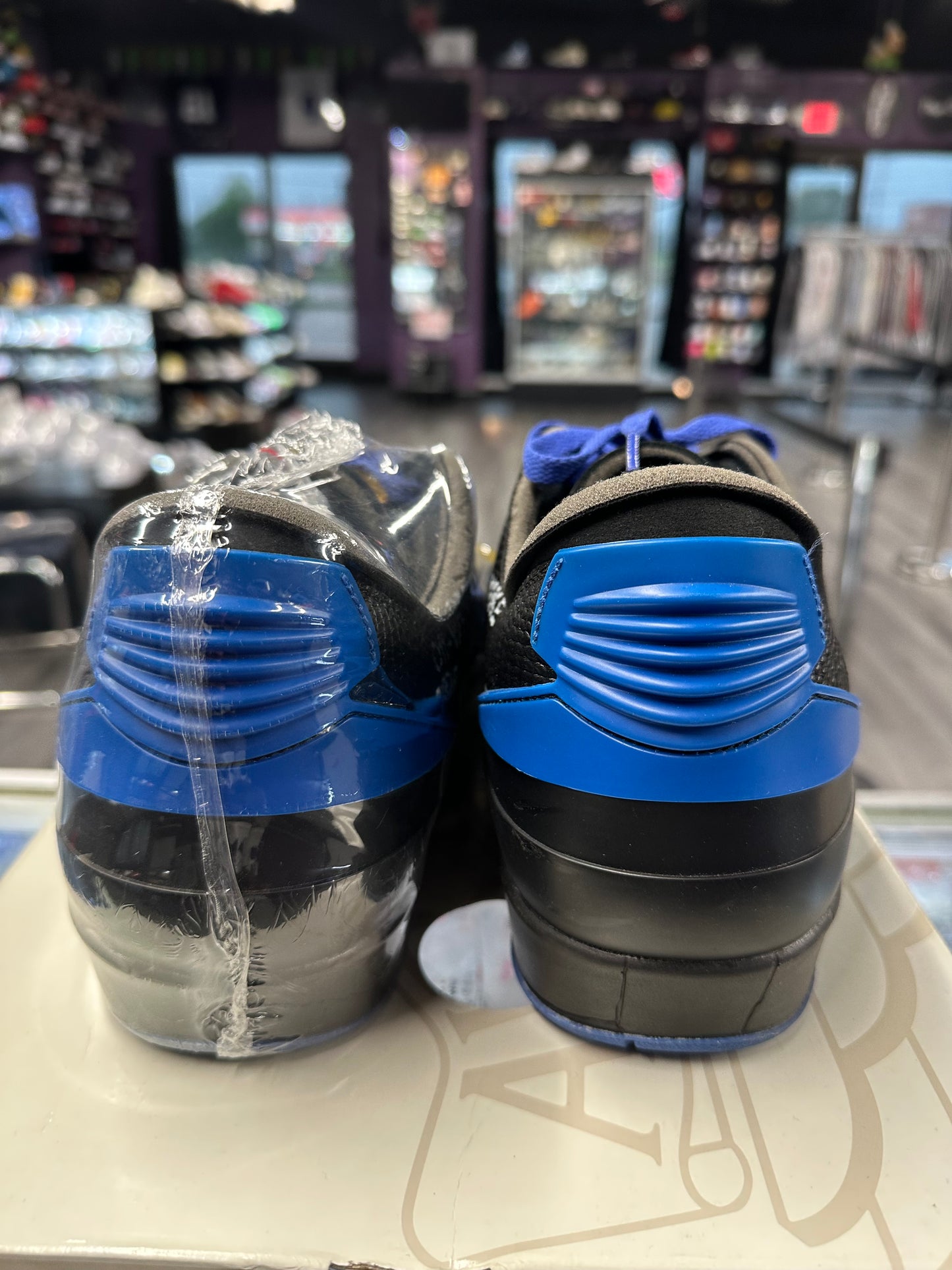 2021 Air Jordan Retro 2 Low "Off-White Black Blue"