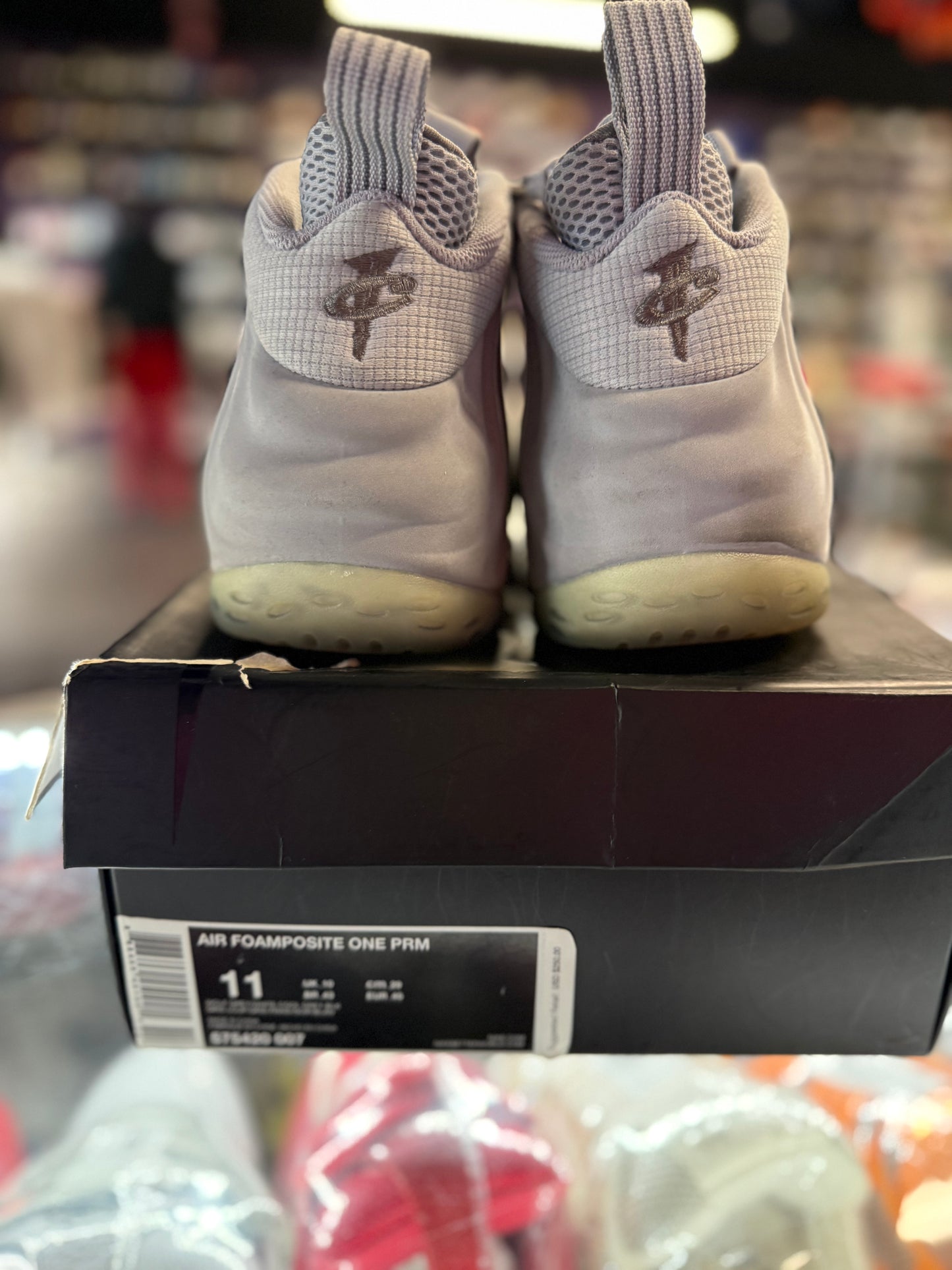 2015 Nike Air Foamposite 1 "Wolf Grey Suede"