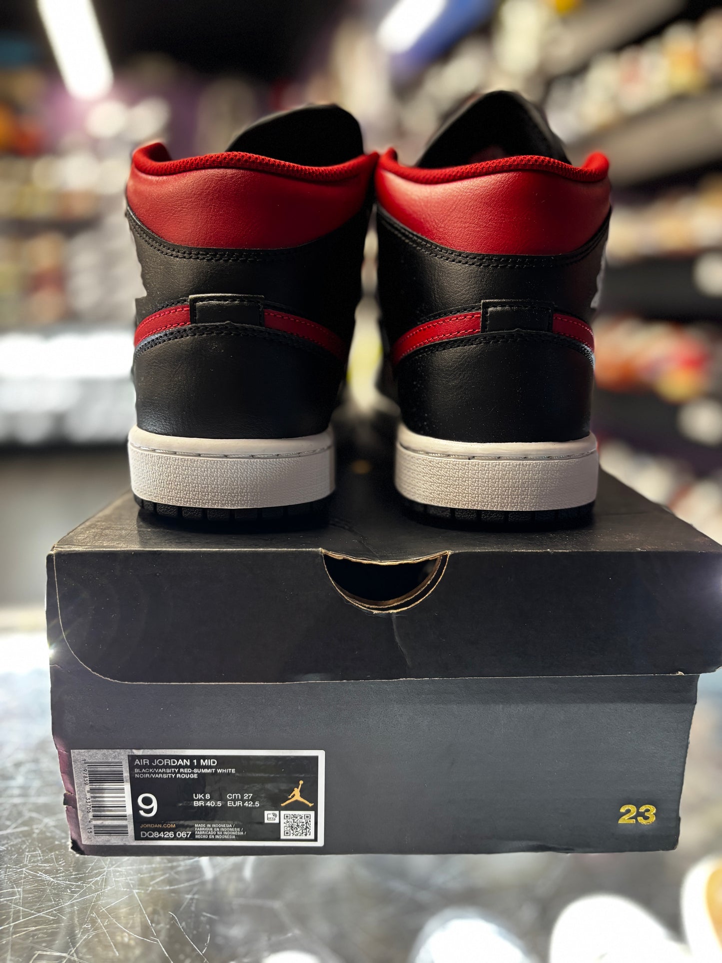 2024 Air Jordan Mid 1 "Bred Twist"