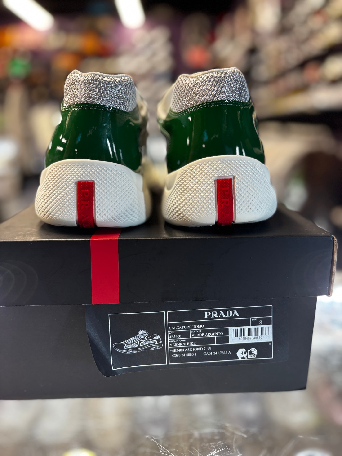 Prada Americas Cup "Paten Green"