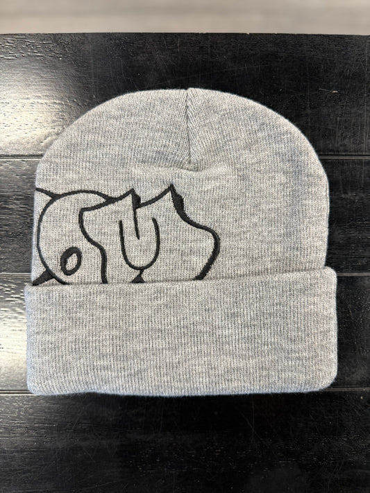 Supreme Beanie "MF Doom Heather Grey"