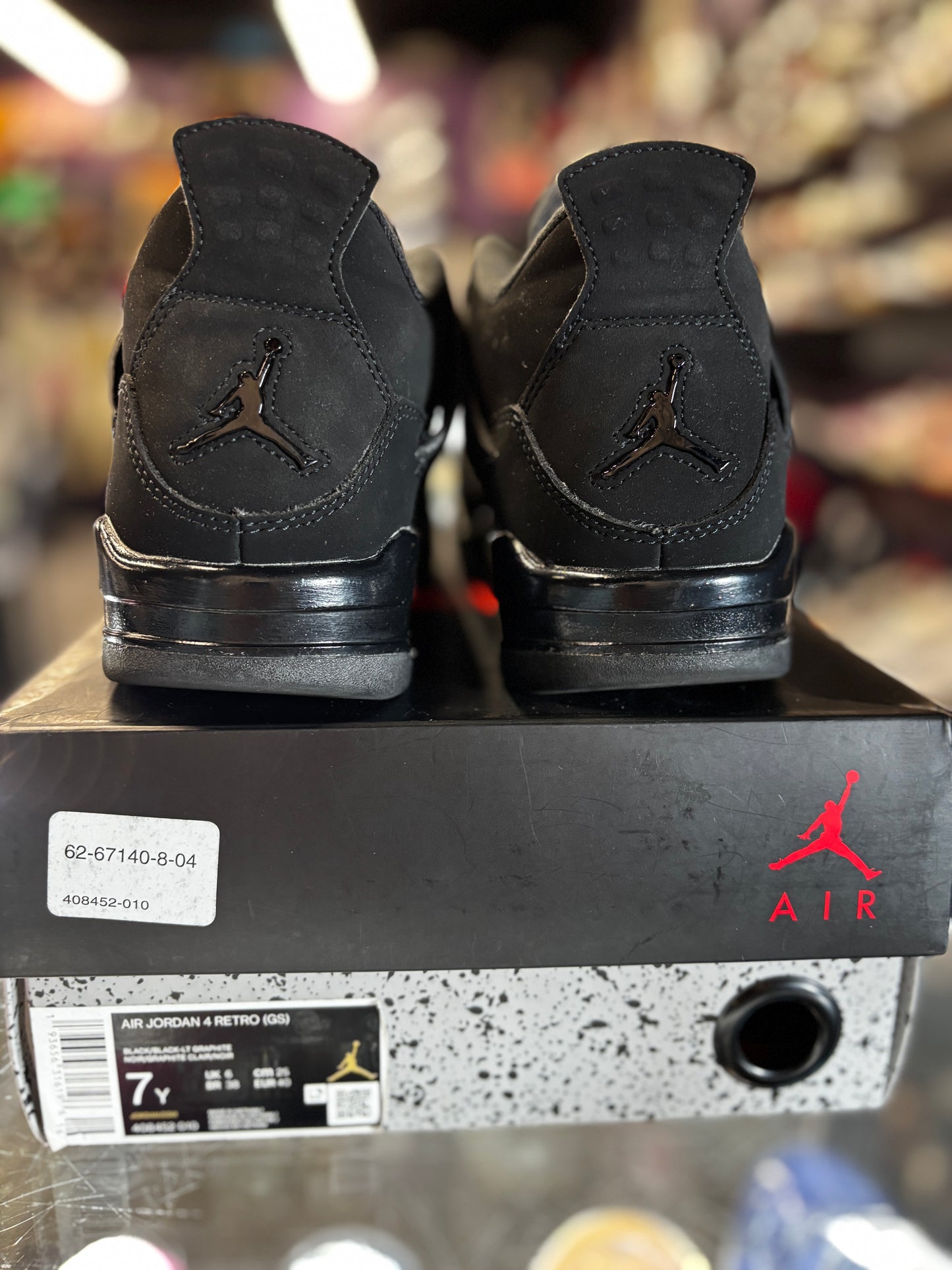 2020 Air Jordan Retro 4 "Black Cat" (GS)