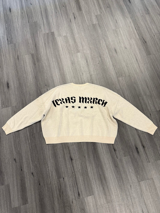Texas Merch Sweater Reversible "Cream/Black"