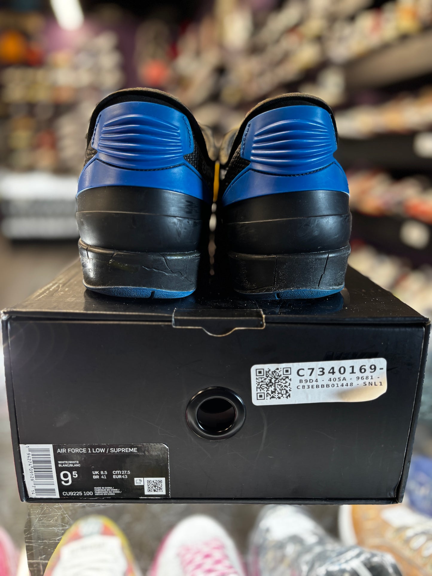 2021 Air Jordan Retro 2 Low "Off-White Black Blue"